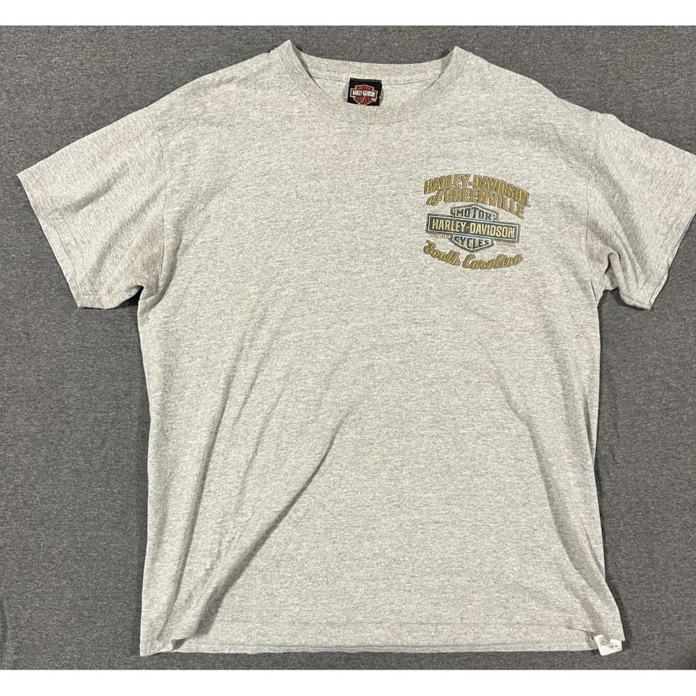 Harley Davidson Shirt Mens L Greenville